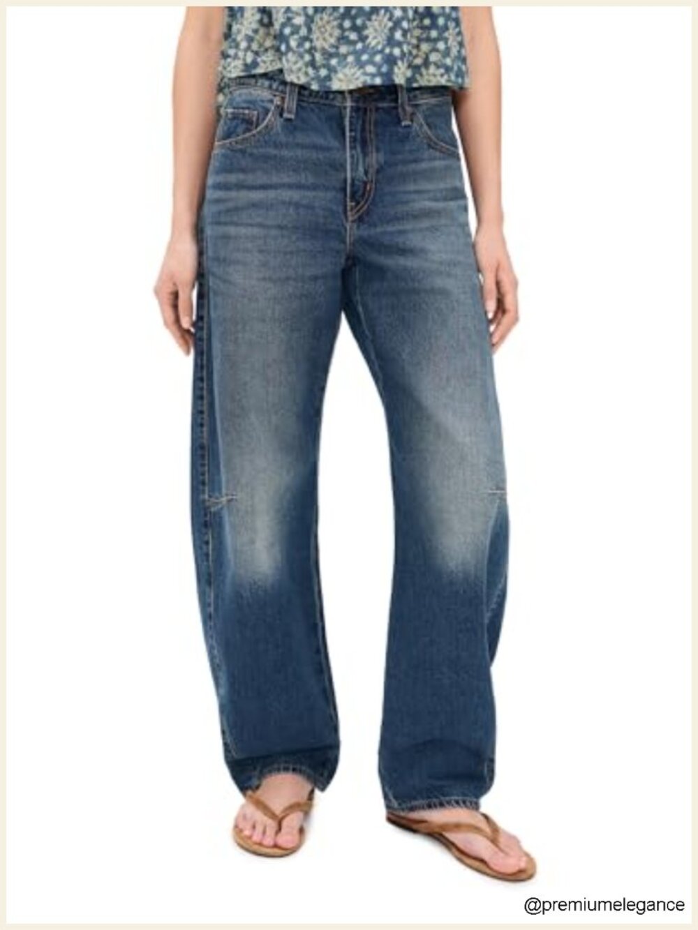 Levi's Baggy Dad Barrel Jeans Mid Rise Tapered Leg Loose Fit Curved Leg Stacked